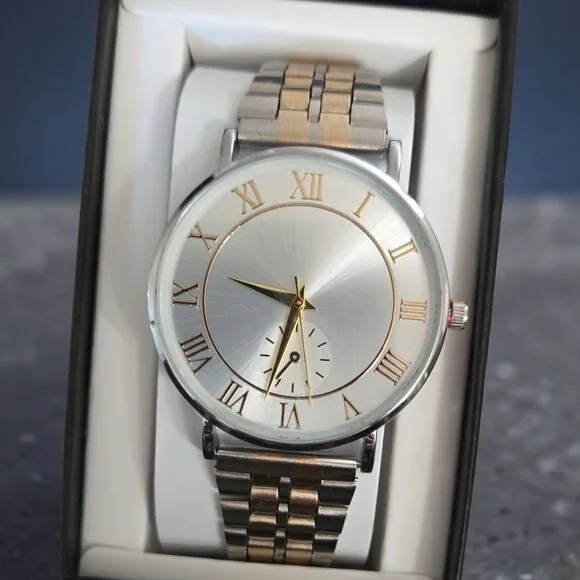 Classic Roman Numeral Wristwatch - Picture 1 of 3